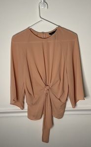 BCBG Maxazria - Peach/Pink Kimono Flowy Top - Sz Small